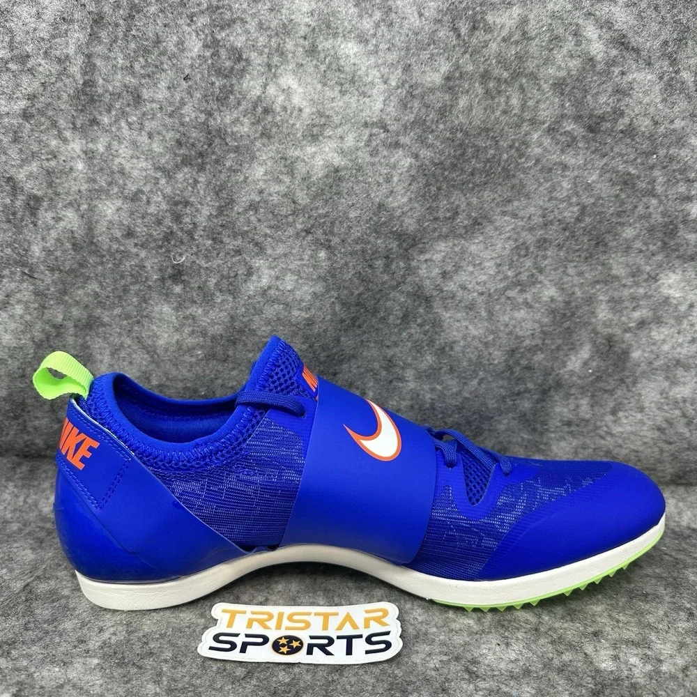 Nike Zoom Pole Vault Elite Track Spikes Mens Size 12 Racer Blue AA1204-400